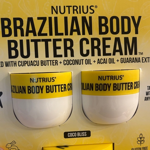 Nutrius Brazilian Body Butter Cream - Yellow and White - Picture 2 of 11